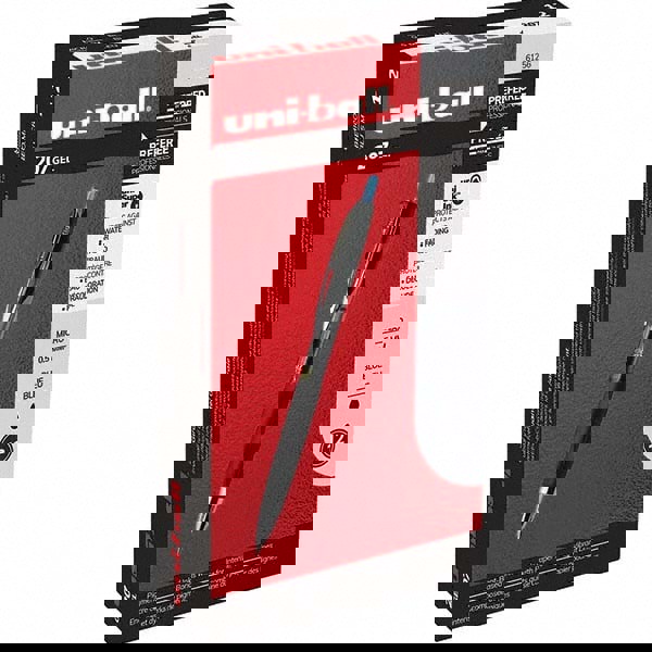 Signo 207 Gel Pen, Retractable, Fine 0.5 mm, Blue Ink, Smoke/Black/Blue Barrel, Dozen